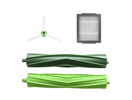 Ad-Adecuado para accesorios de repuesto de barredora Irobot Roomba I7 E5 E6 (cepillo principal, filtro Hepa y cepillo lateral)