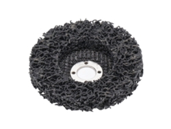 Disco negro para quitar pintura de 10 cm, resistente al agua y de bajo ruido, para acero inoxidable.