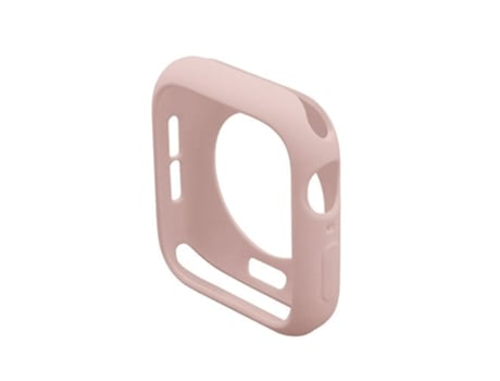 Carcasa de Reloj SLOWMOOSE Robusta de Silicona Série Apple (Rosa - 38 Mm Série 321)