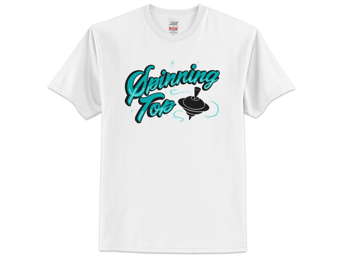 Spinning Top Spinning Top Logo T-shirt Rockinstone Unisex Adults Best Sellers Size:s