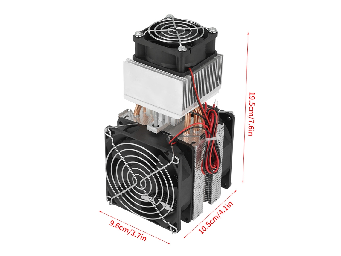 Kit de sistema de refrigeración DIY con enfriador electrónico semiconductor de 12 V y 72 W