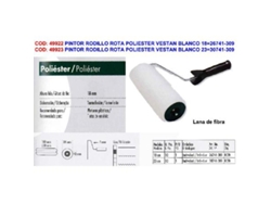 Pintor rodillo rota poliester vestan blanco 18 26741-309