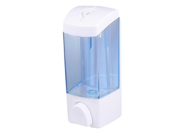 Dispensador de jabón de pared para baño, azul, 18 x 7 x 6,4 cm, recargable, 1 juego, Rosewell