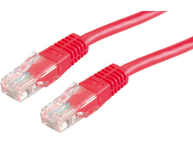Cable de Red ROLINE (RJ45 - 1 m - Rojo)