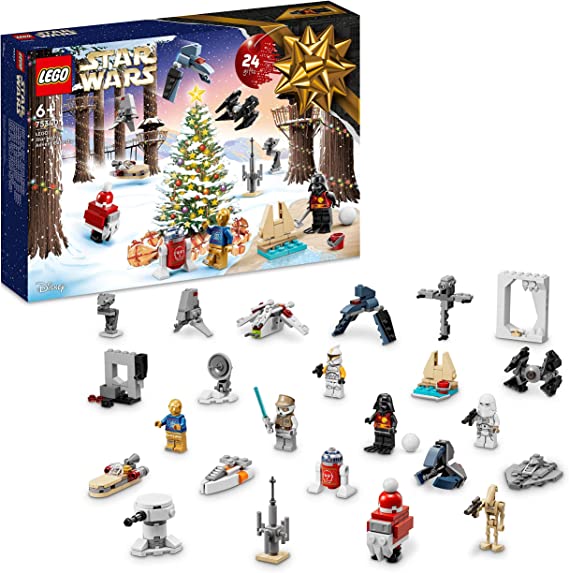 LEGO 75340 Calendario de Adviento Star Wars (6 años - 329 Piezas)