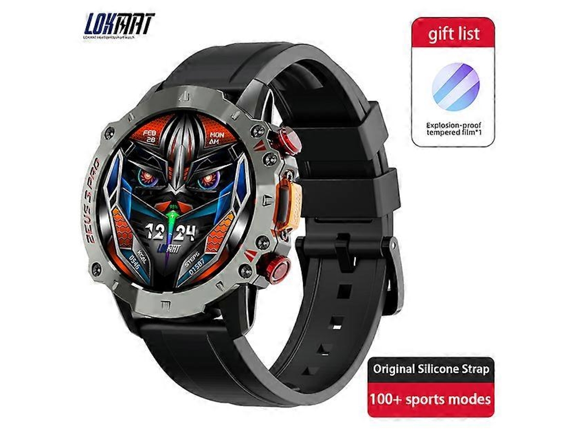 Reloj inteligente deportivo Zeus 3 Pro con Bluetooth y llamadas, resistente al agua, pantalla táctil y función de espera prolongada Ly Ebike