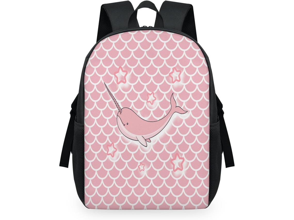 Mochila Tropicallife Estampado Unicornio Escamas Pez Para Niños Niñas Hombres Mujeres Mochila Escolar Infor