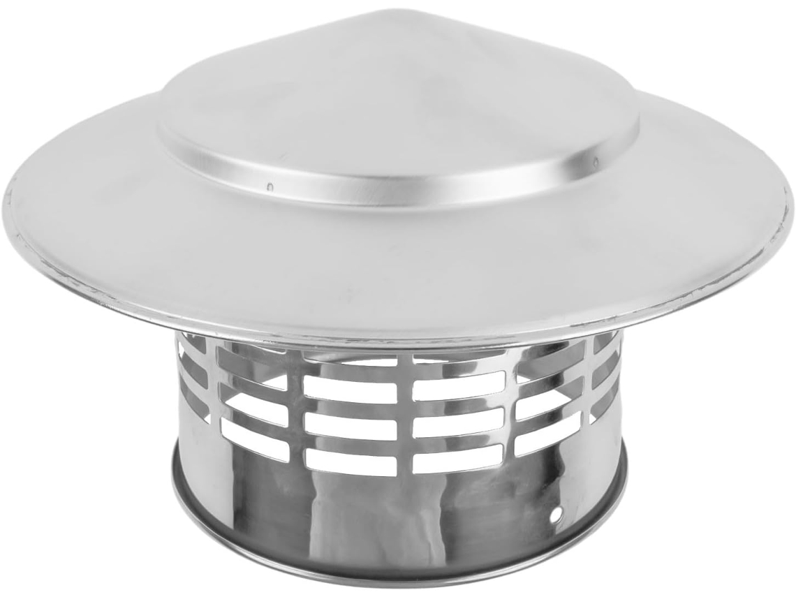 Tapa Protectora De Acero Inoxidable (110) Para Conducto De Chimenea - Para