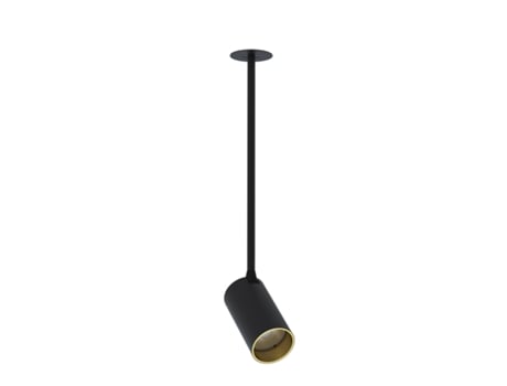 Lámpara NOWODVORSKI Mono Surface Long M Black/Gold (Negro - Acero )