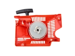 Arrancador de retroceso remanufacturado para motosierras chinas 4500, 5200, 5800, 45cc, 52cc y 58cc, rojo.