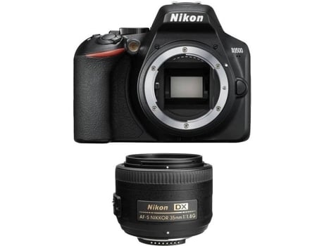 Kit Cámara Réflex NIKON D3500 Negro + AF-S 35MM F1.8G DX