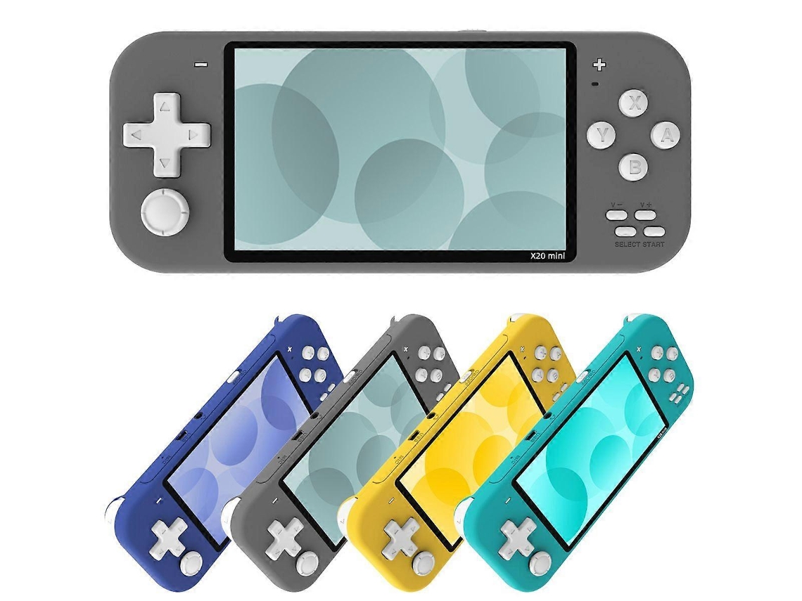 Consola De Juegos Portátil X20 Pantalla Ips Hd De 4,3, 8 Gb De Almacenamiento Y 2500 Juegos Retro Para Jugar En Cualquier Lugar_jc