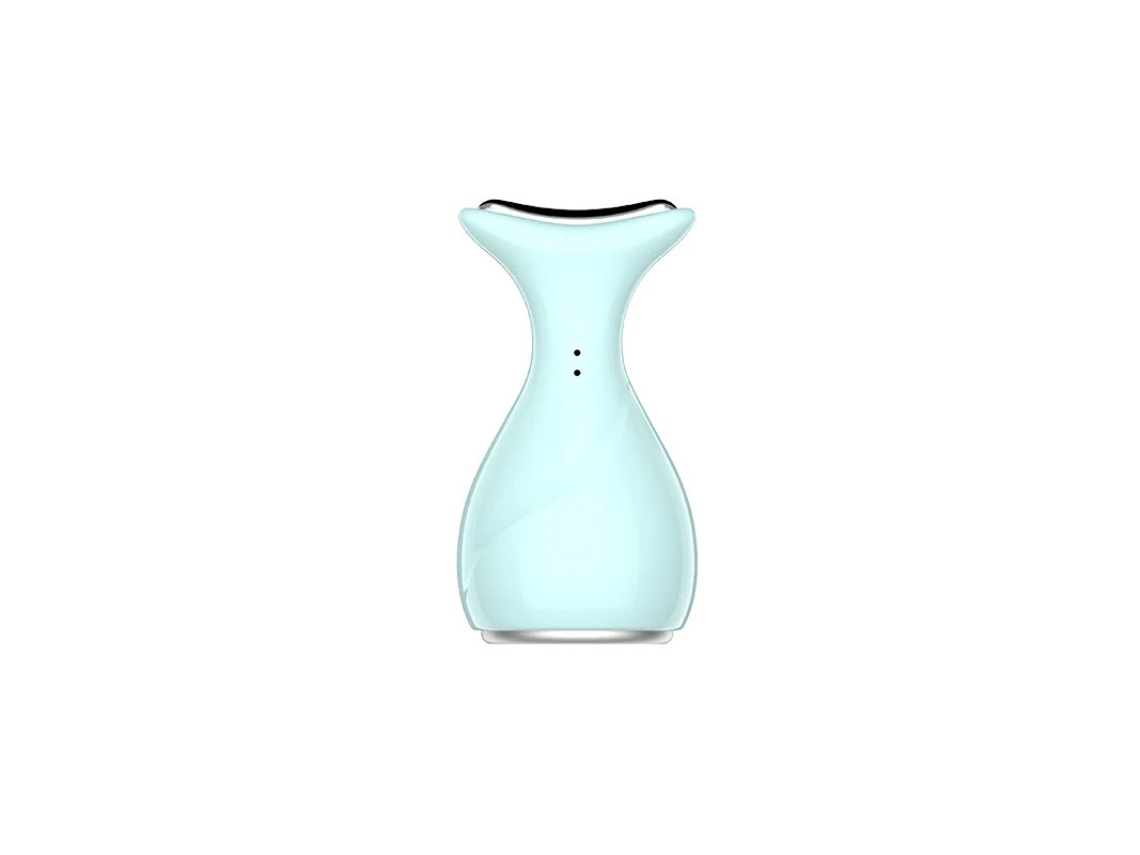 Equipo de belleza facial con compresión de hielo, ideal para reducir la hinchazón y las arrugas faciales. Azul. Bestvite.