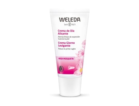 Crema de Día WELEDA Alisante de Rosa Mosqueta (30 g)