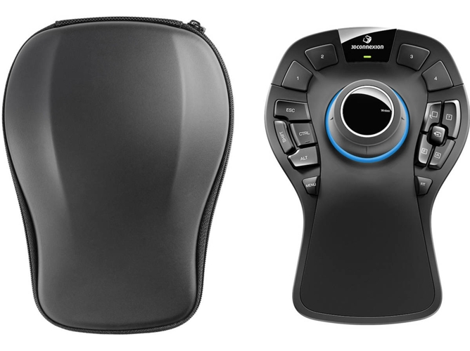 Ratón 3DCONNEXION Space Pro (Inalámbrico - Negro)