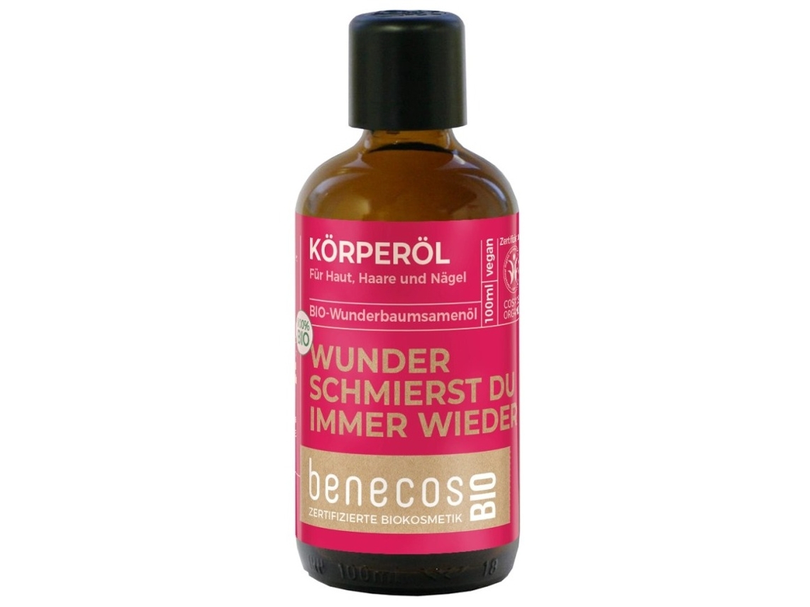 Aceite de ricino orgánico para cabello y cuerpo 100 ml Benecos