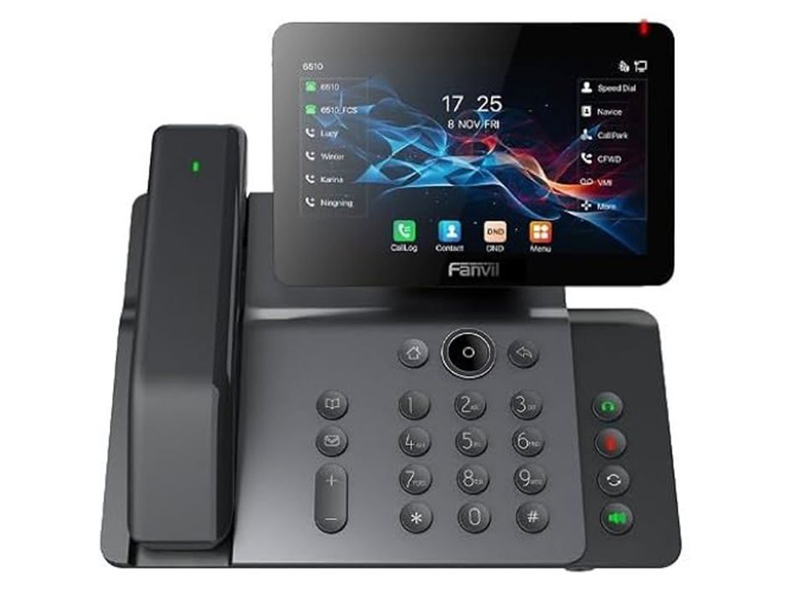 Teléfono IP Fanvil V66 de 7 pulgadas, inalámbrico, Bluetooth, Wifi 6, compatible con vídeo H264