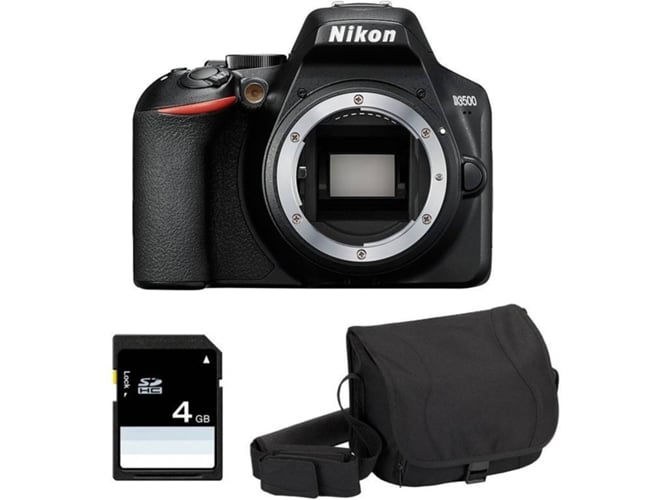 Kit Cámara Réflex NIKON D3500+ Bolsa + SD 4Go