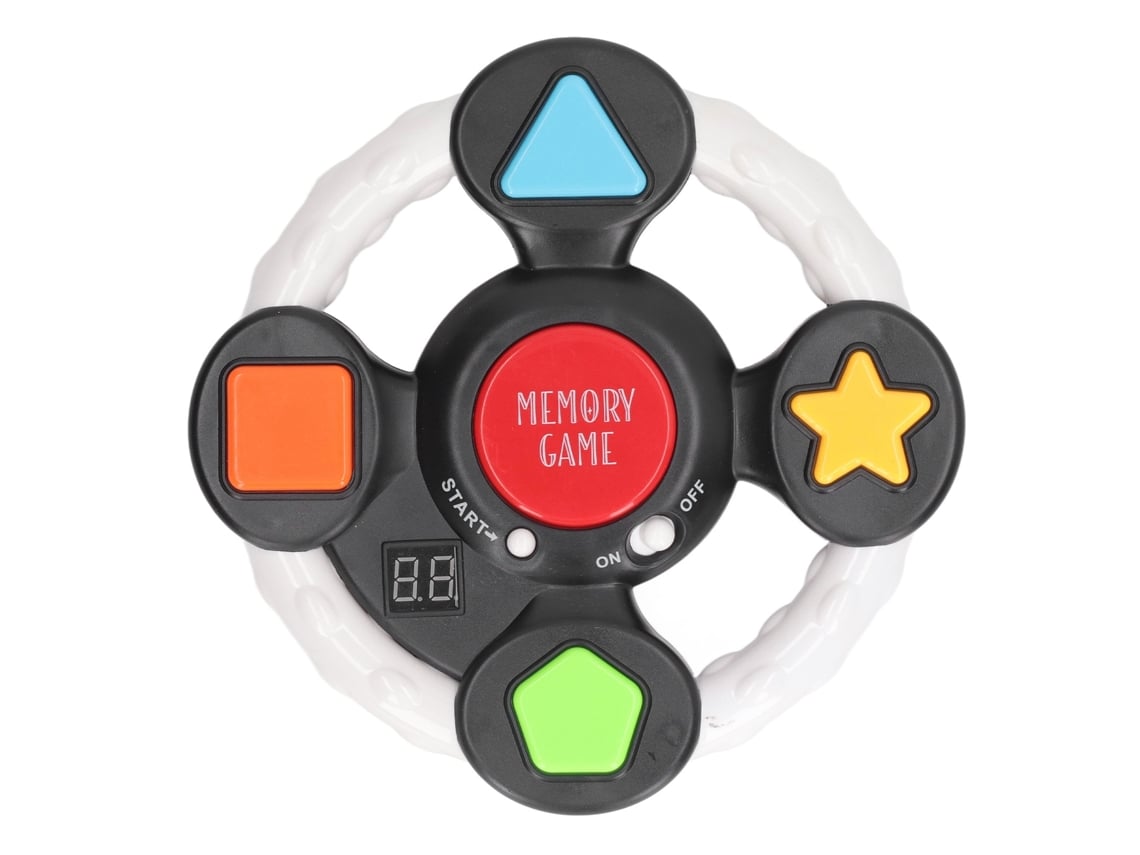 Ats-juego De Memoria Portátil Electrónico Con Luces Desafío Cerebral Para Entrenar Memoria Y Jugar Competitivamente