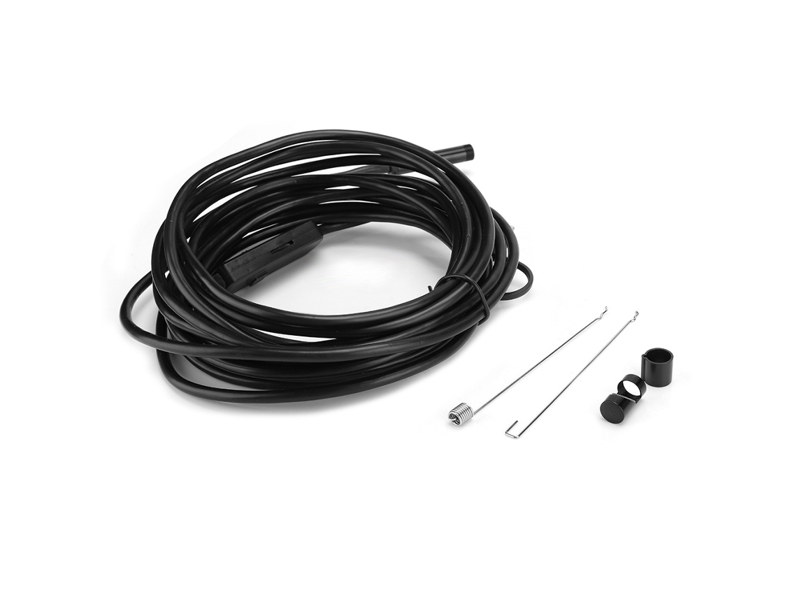 Endoscopio industrial USB 3 en 1 con cable rígido de 5 m
