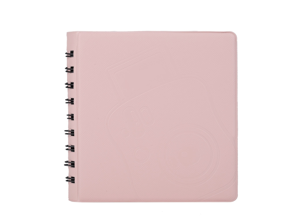 Álbum De Fotos Instantáneo Con 68 Bolsillos Para Fujifilm Instax Mini 7s 8 (película Rosa).