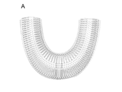 Cabezal de cepillo de dientes en forma de U, silicona suave con rotación de 360 ​​grados, ideal para niños GOKOCO (qinhai)