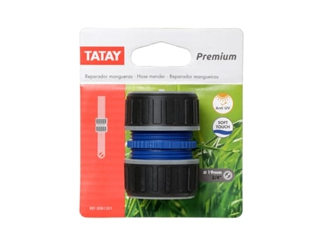 TATAY Premium - Reparador Rápido Universal para Mangueras de 3/4 Anti UV