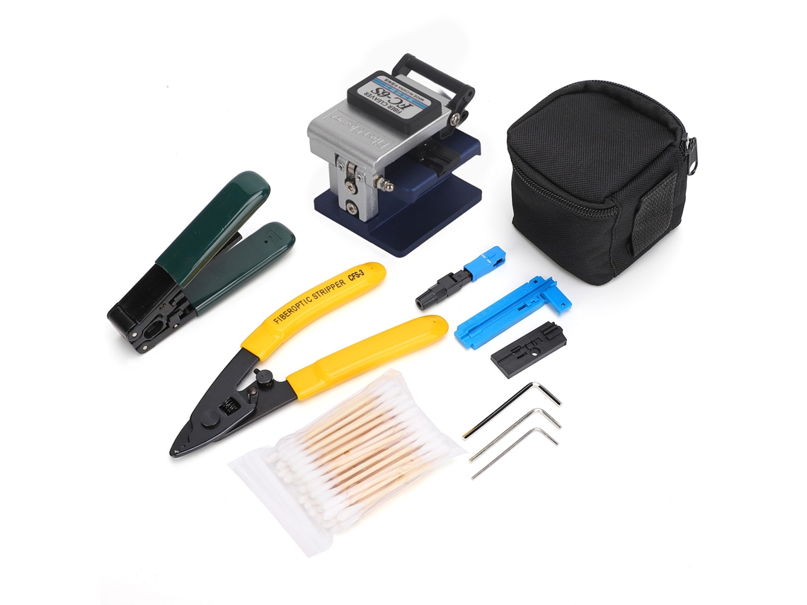 Kit de herramientas para empalme y pelado de fibra óptica FC 6s FTTH