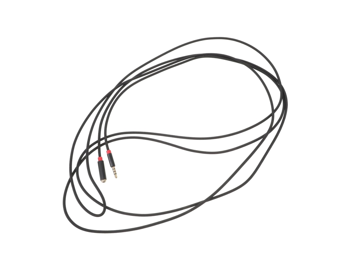 Cable alargador de auriculares de 3 m, conector macho a hembra, micrófono para sonido profesional y Gokoco