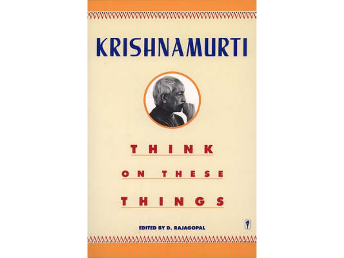 Libro Think on These Things de Jiddu Krishnamurti (Inglés)