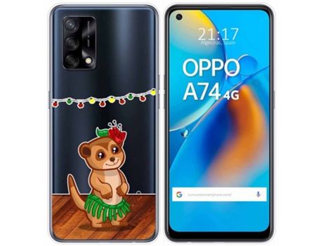 Carcasa Oppo A74 4G TUMUNDOSMARTPHONE Dibujos Transparente