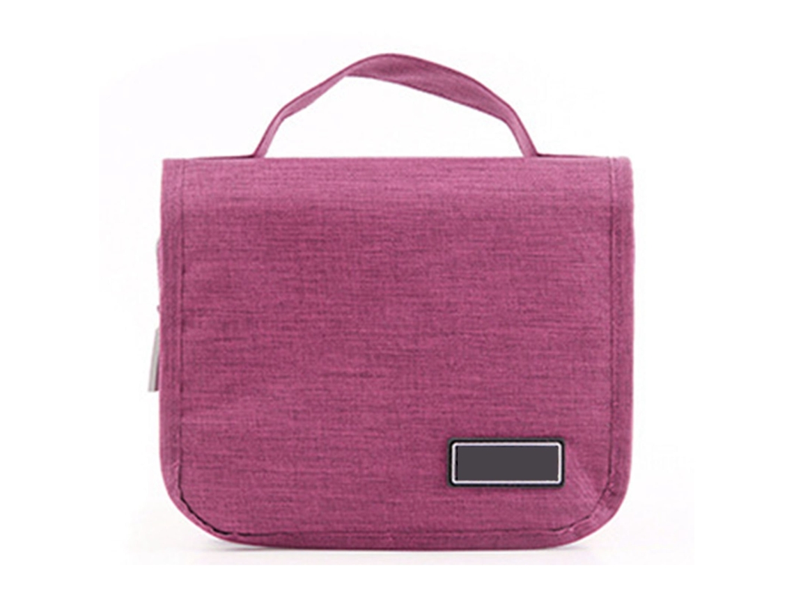 Bolsa De Toalheiro Oxford À Prova D'água Com Múltiplos Compartimentos E Gancho Para Viagens Business Trip Cor Rosa