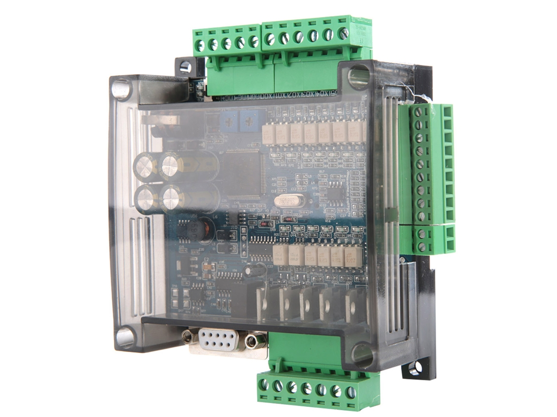 Placa De Control Industrial Fx3u 14mt Analógica 6ad+2da 24v 1a Plc