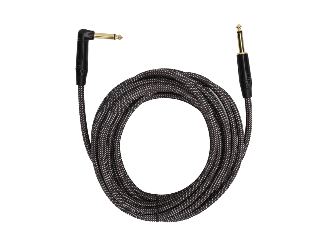 Cable de guitarra (6 m, conector dorado)