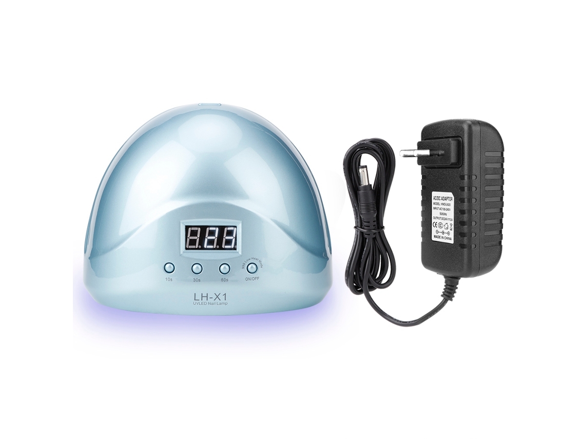 Lâmpada De Unhas Led 52w Secador De Esmalte Em Gel Com Indução Automática E Ajuste De Timer (azul Gelo)