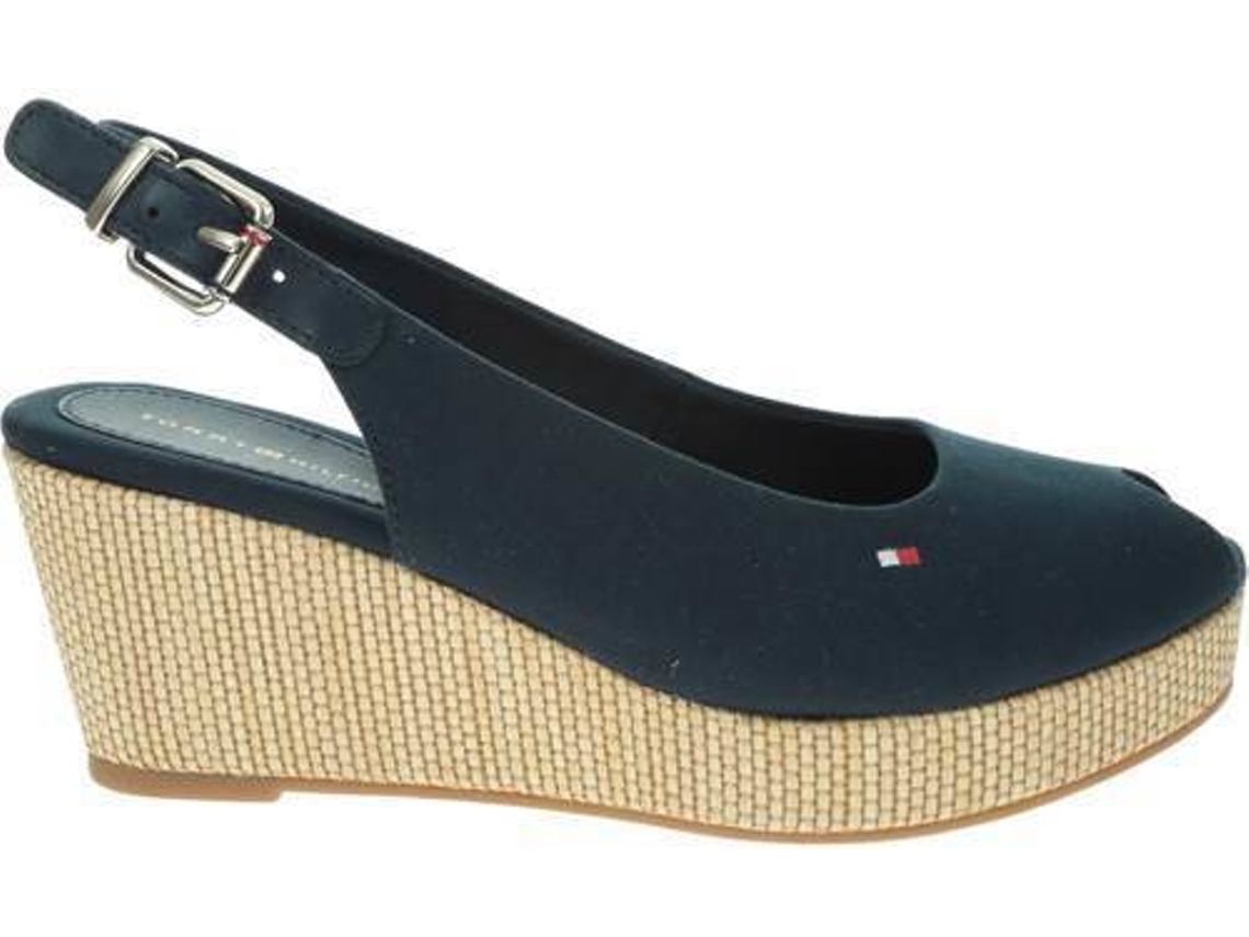 Sandalias TOMMY HILFIGER Iconic Elba Sling Back Wedge Mujer 39