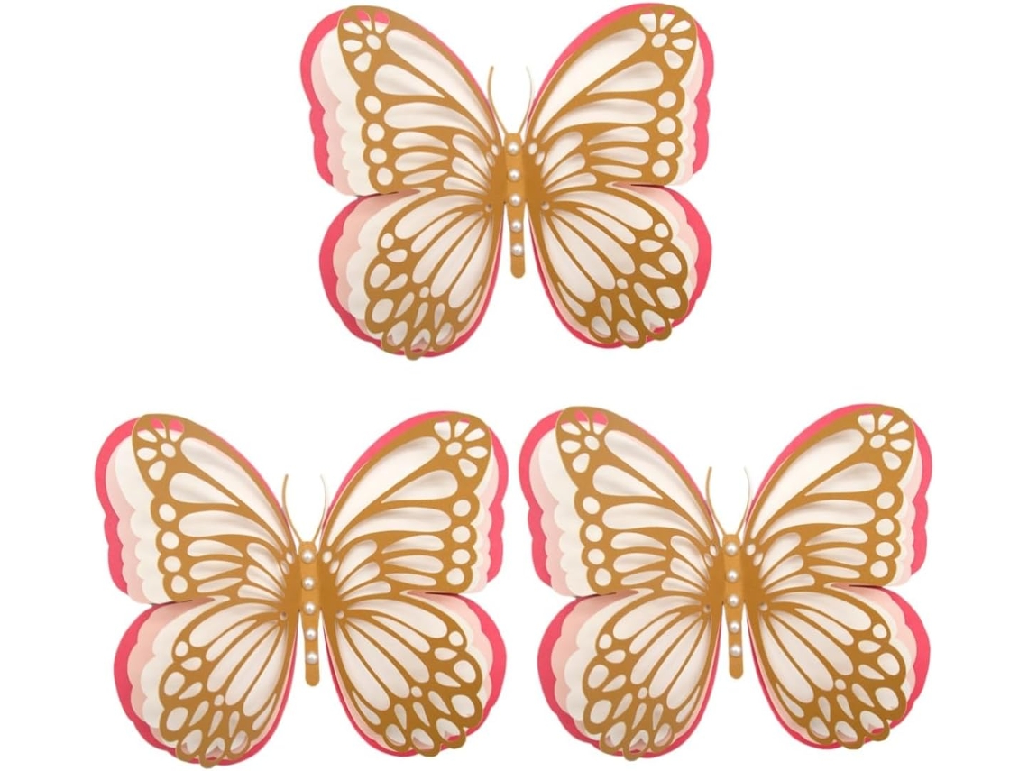 Pegatinas Decorativas De Pared De 3 Piezas, De Boda En Relieve Para Decoración De Interiores
