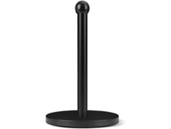 Soporte para rollo de acero inoxidable negro, toallero gratis, soporte para película Tommy01