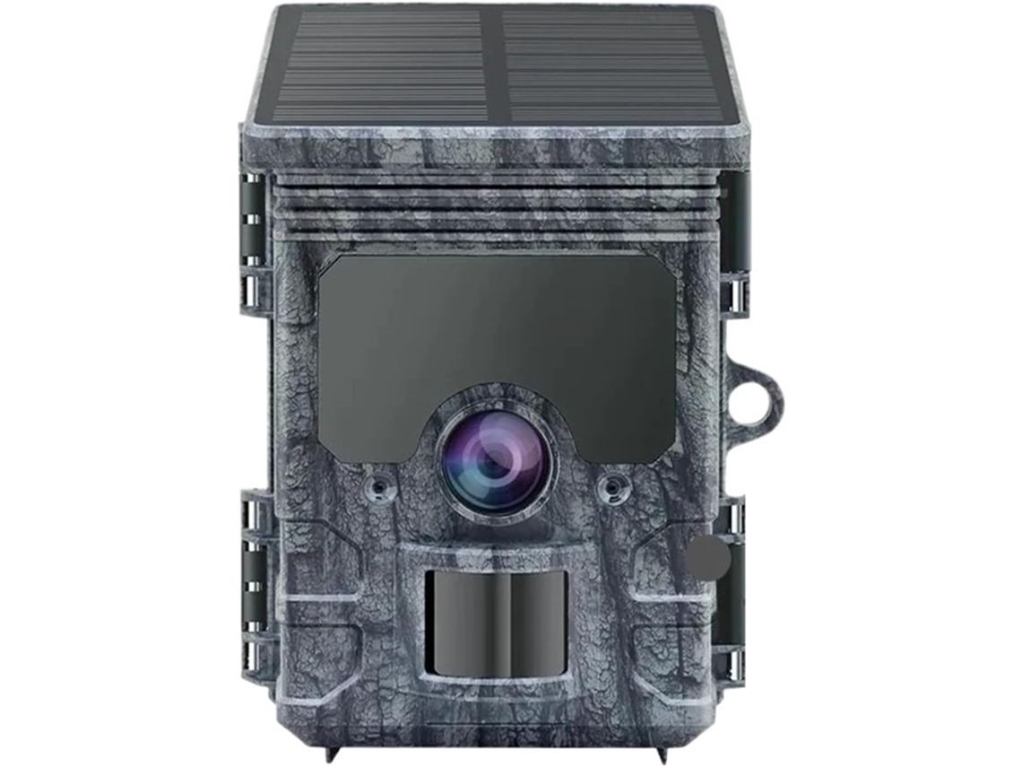 Cámara Faune Sauvage De Chasse 4k Wifi Alimentada Por Panneau Solaire, Piège À Vision Nocturne,