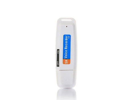 Grabadora de voz en disco U de una tecla Mini grabación portátil Usbwhite BISBISOOUS