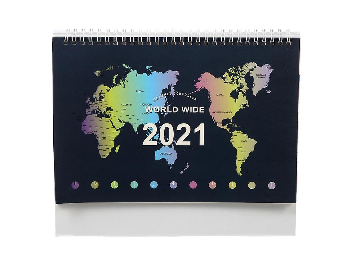 El nuevo calendario de mesa práctico de 1 pieza ALLINLESS