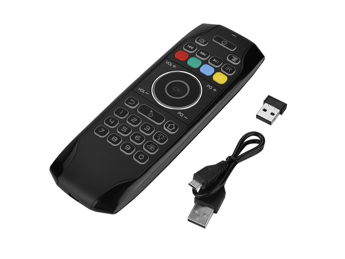 Teclado portátil inalámbrico Bluetooth 2.4G con iluminación
