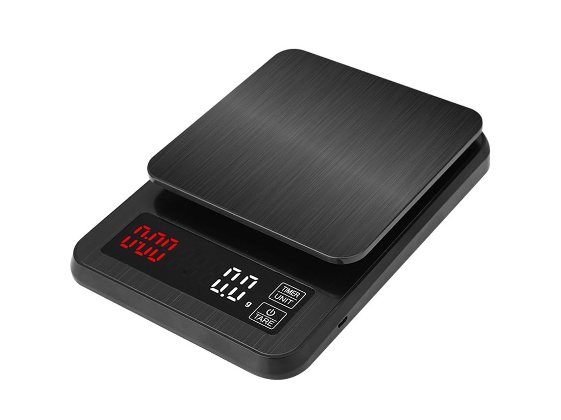 Balanza de Cocina Electrónica de Precisión 5Kg/0.1G 10Kg/1G Lcd Alin1484-1