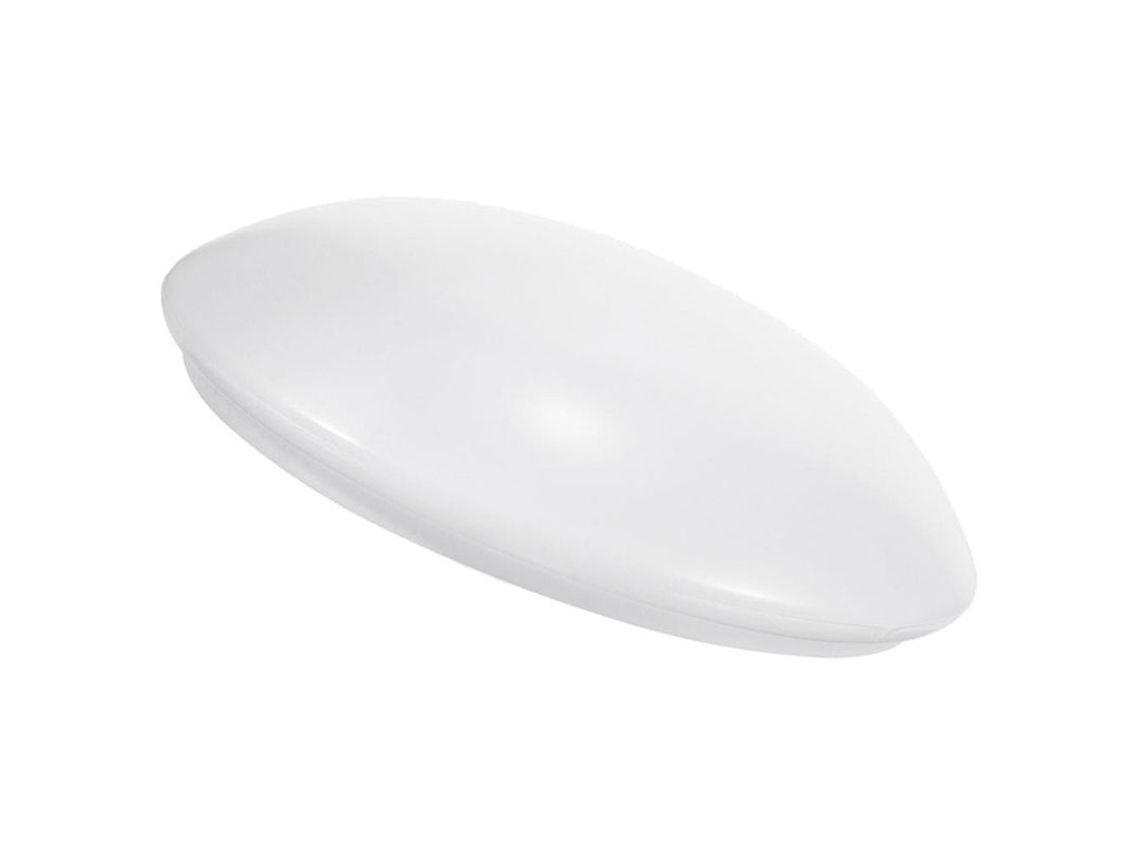 Lámpara De Techo Redonda De Plástico Blanco Para Uso Residencial, 31,5 X 31,5 X 8 Cm, 1 Unidad.