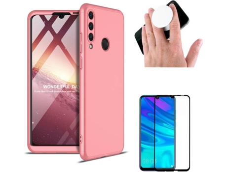 Carcasa, Protector y Popsocket Huawei Y6P Slim armor 360º Rosa