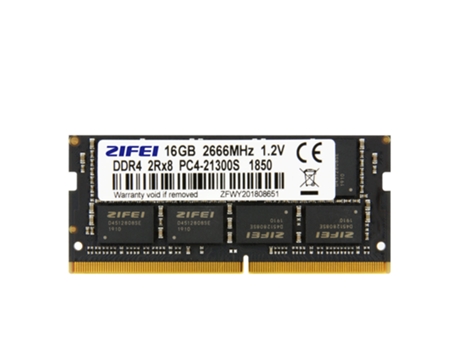 Memoria RAM DDR4 SLOWMOOSE para Portátil Módulo So-Dimm de 260 Pinos (32 GB - 2400Mhz)