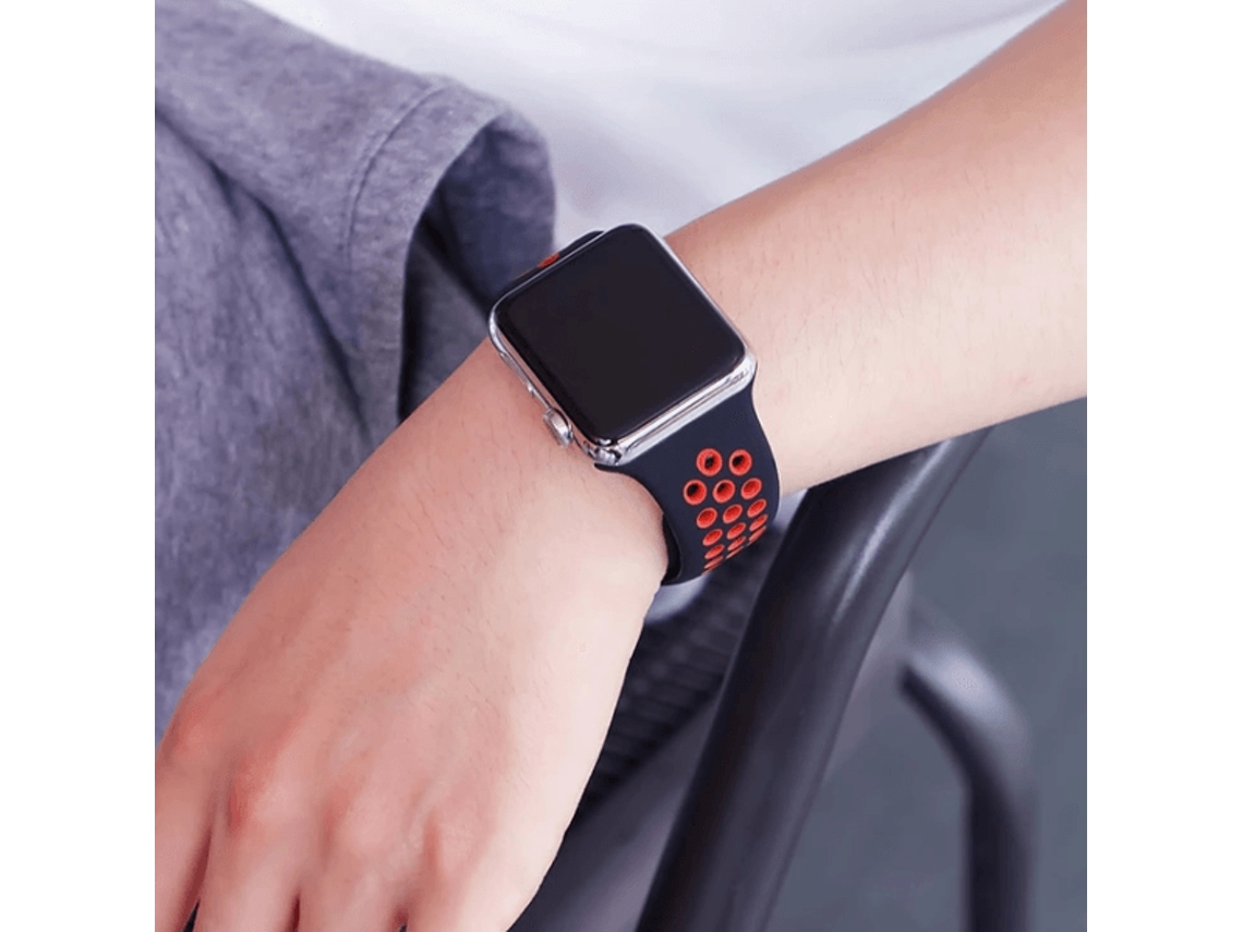 Apple watch gris hotsell con correa rosa