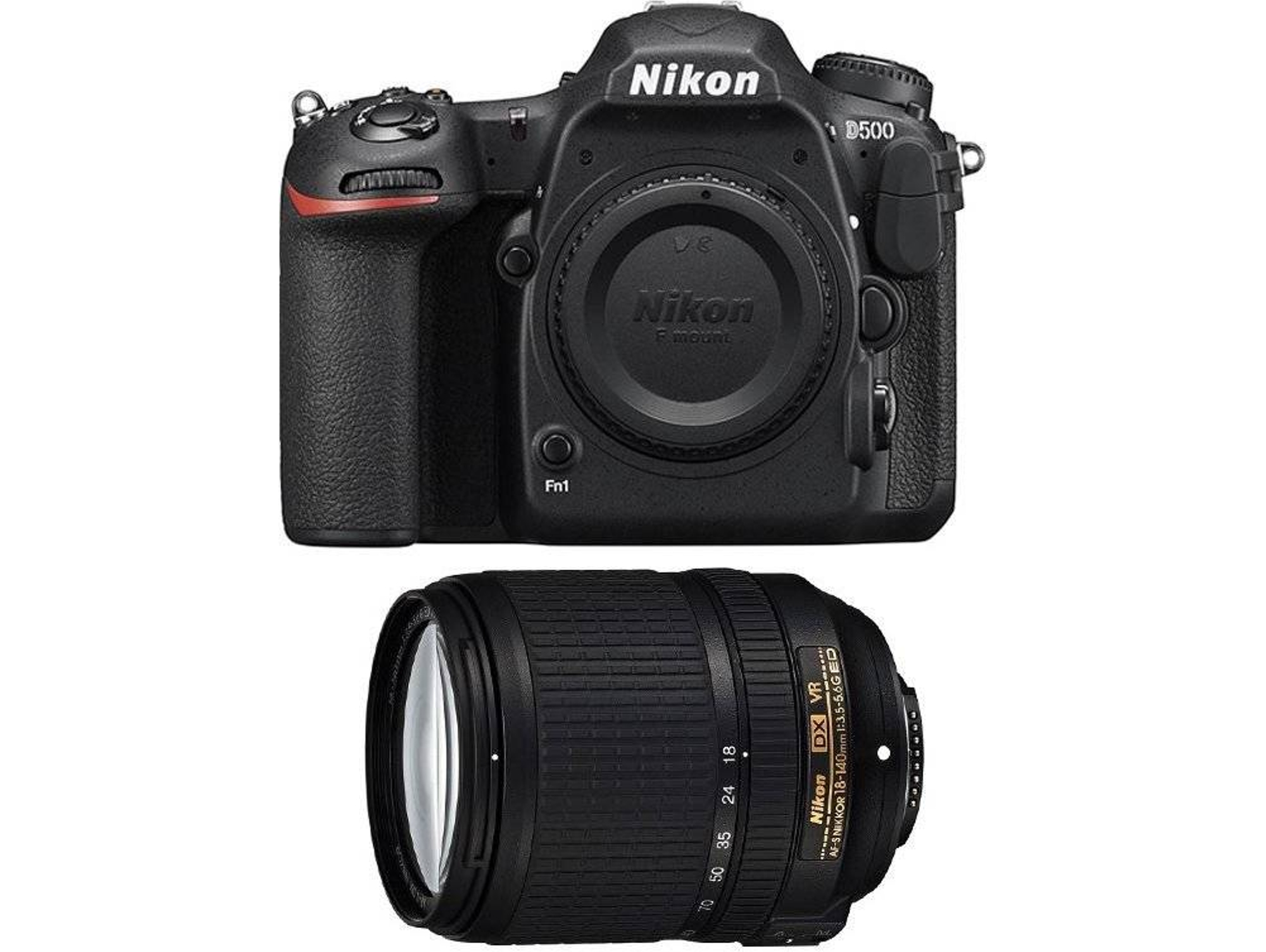 Kit Cámara Réflex NIKON D500 + AF-S 18-140 MM F3.5-5.6G ED VR DX