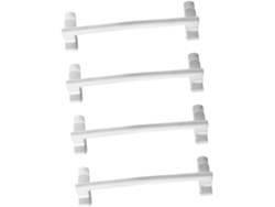 Juego de 4 porta toallas de plástico, ideales para colgar en la cocina y el baño Gokoco