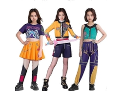 VPMKP - Disfraz de Halloween Kpop Demon Hunters - Ropa Cosplay para Fiestas, Conciertos y Eventos Temáticos Mira